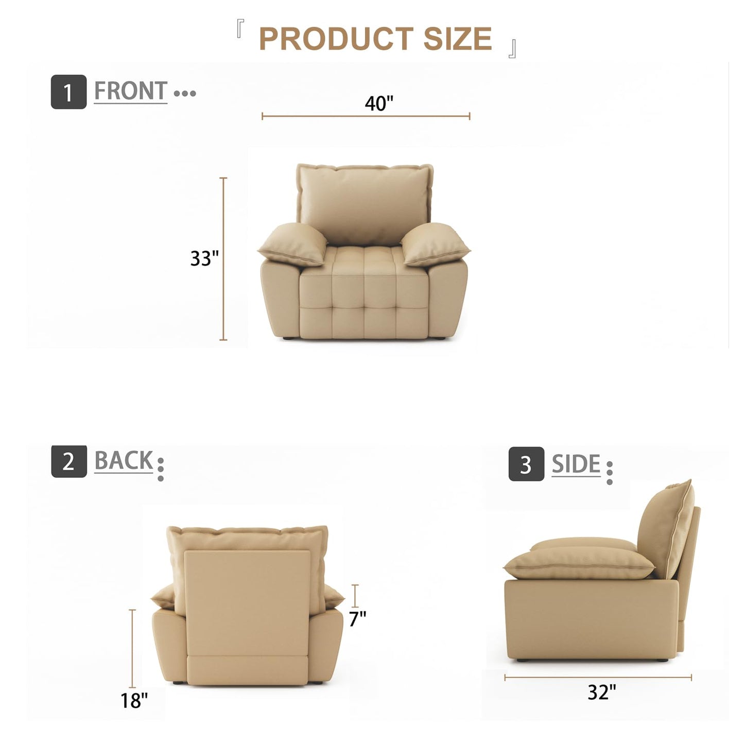 SILKIR Sectional Couches for Living Room,Modular Sectional Sofa,L Shaped Couch,Sofa with Chaise,Modular Sofa for Bedroom