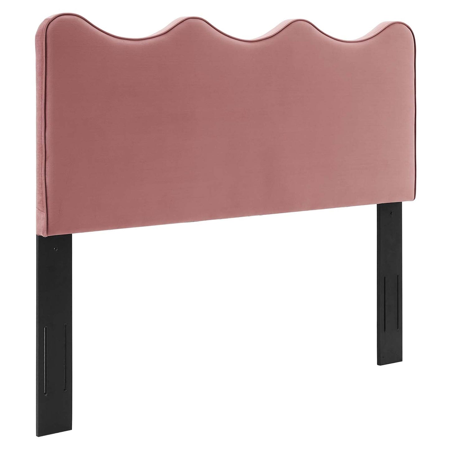 Modway Athena Performance Velvet King/California King Headboard in Dusty Rose