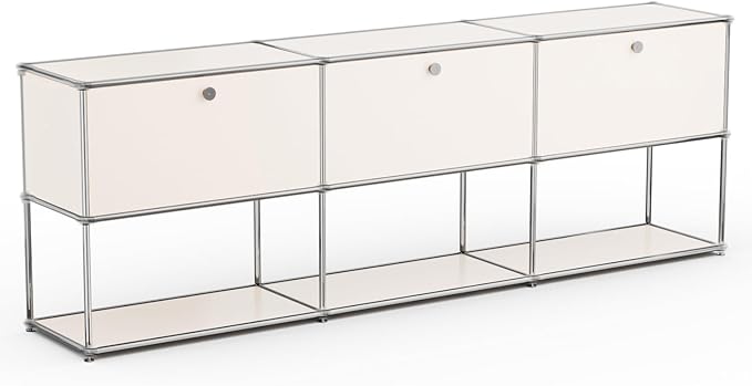Modern Storage Cabinet Versatile Free-Standing Organizer