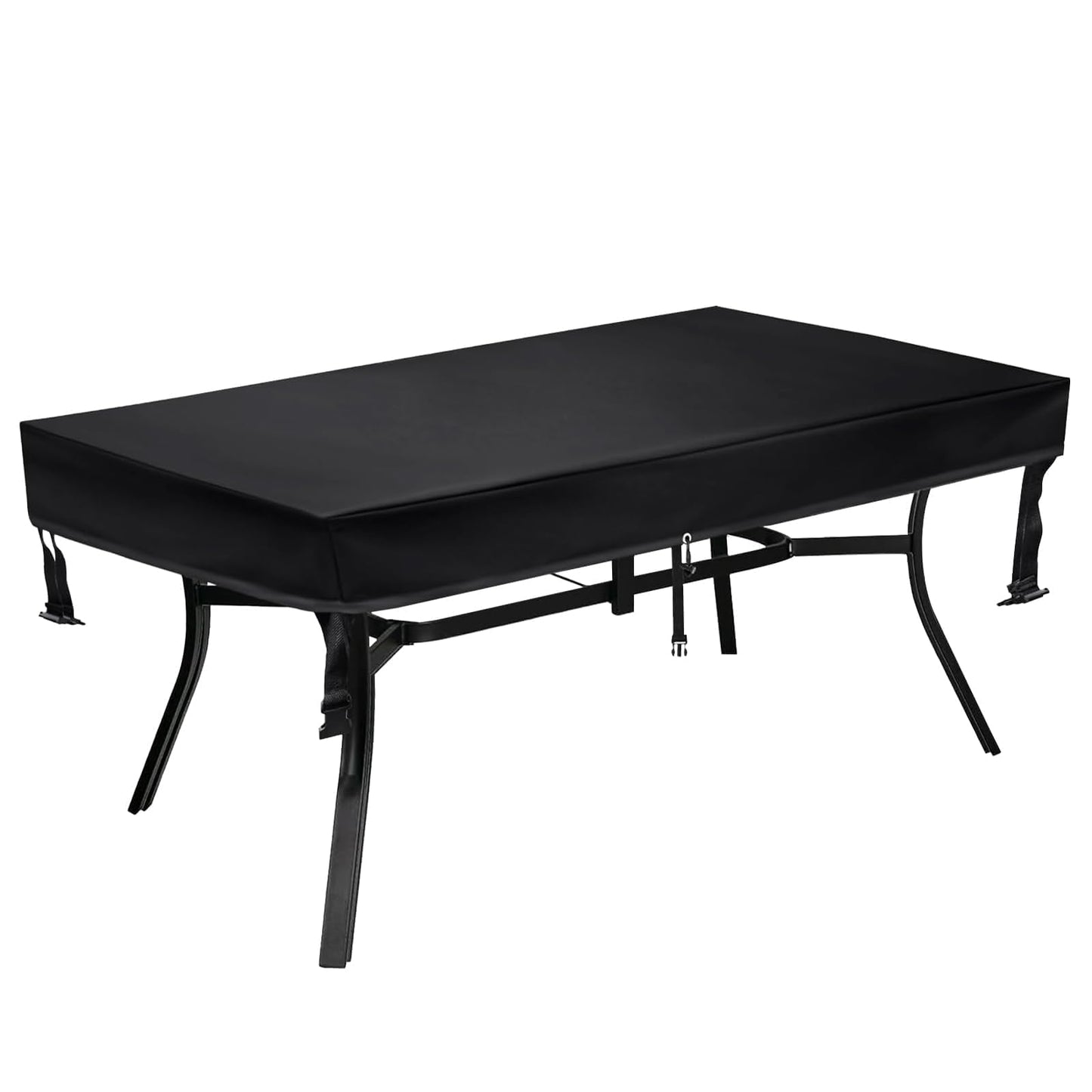 SUNICO Outdoor Table Cover rectangular 100" L x 50" W x 6" H), Patio Table Cover rectangle for Patio Table & Dining Table & Picnic Table.Windproof, Waterproof, Stain-Resistant, Durable Table Cover