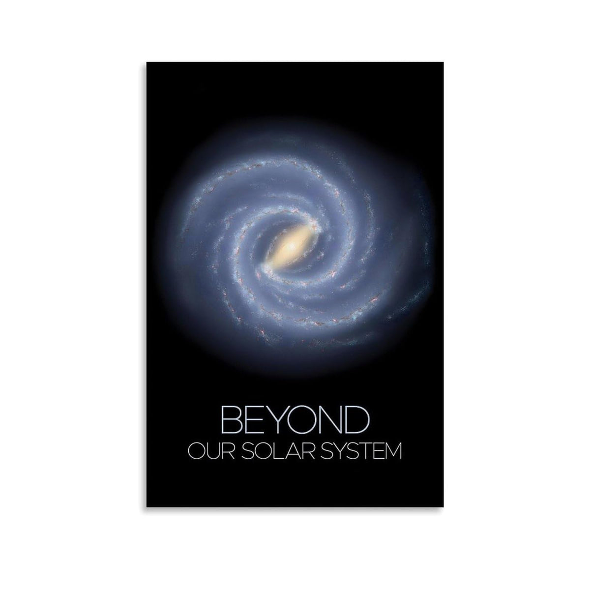 XIAOLOUTINYU Milky Way Galaxy Wall Art 12x18 Space Astronomy Poster Decor