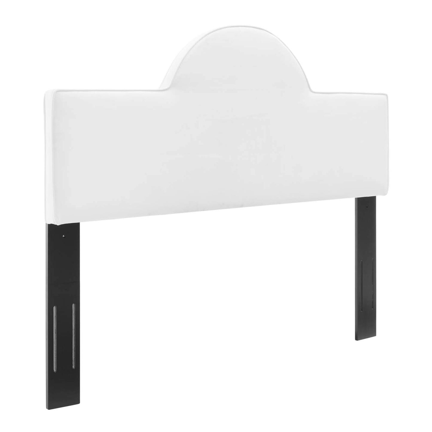 Modway MOD-6302-WHI Dawn Twin Performance Velvet Headboard, White