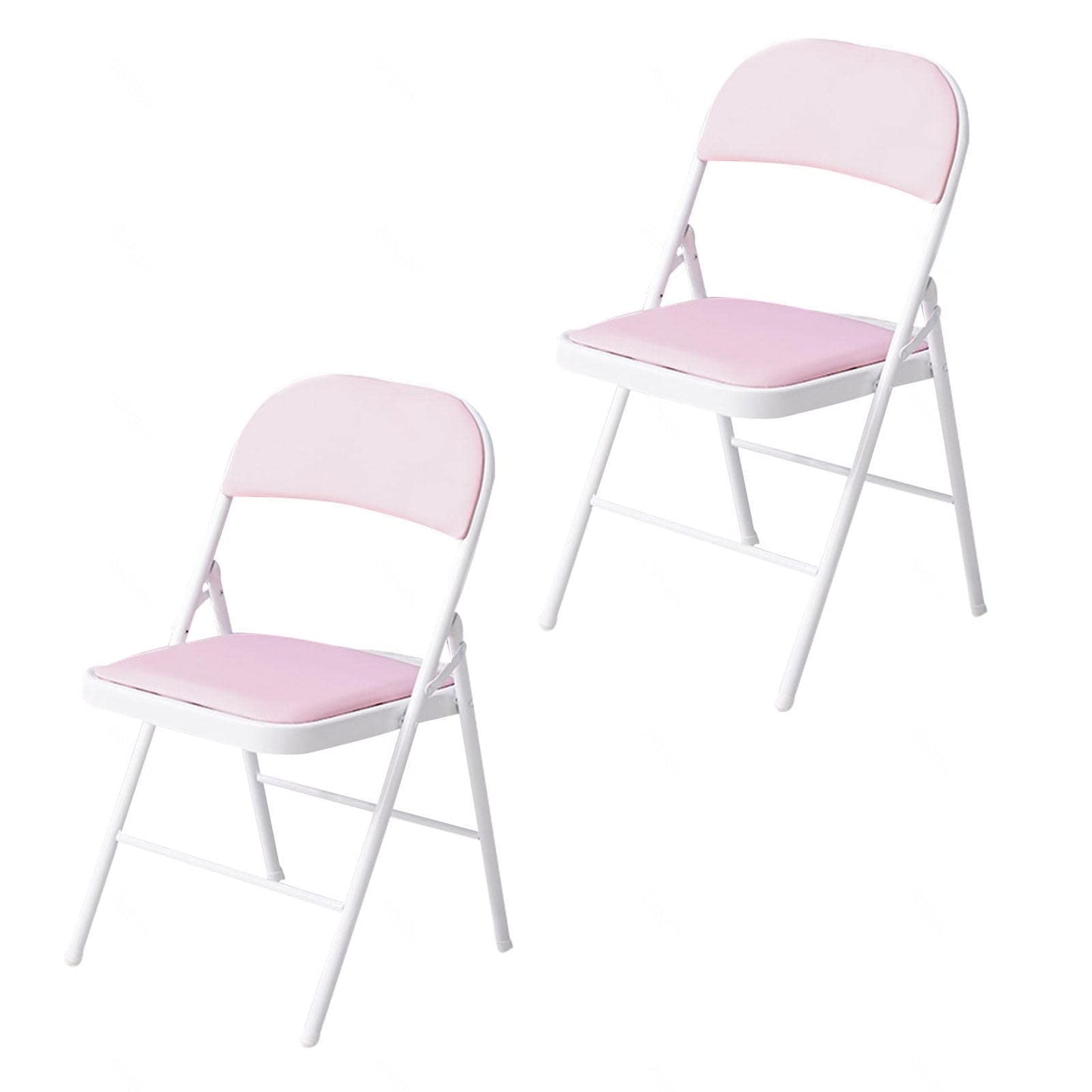 GOOBIX Folding Fold Up Chair,Folding Desk and Chair,Portable Stackable Commercial Seat for Meeting, Conference, Reception, Training Room & Home Office Desk Folding Chairs,D
