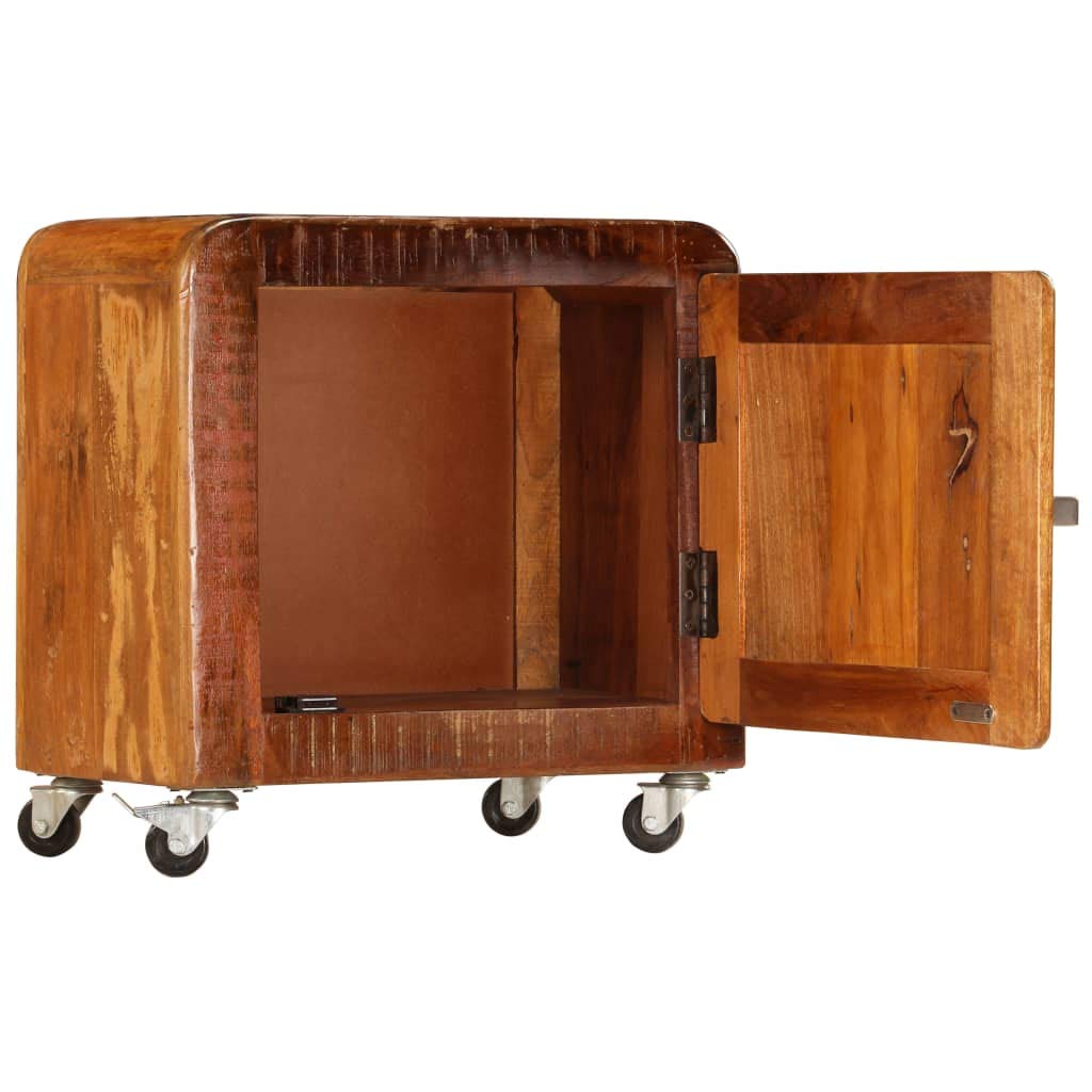 Side tables for living room Side tables for bedroom Bedroom storage Side tables for sofa Small tables for farmhouse Side tables for storage Bedside Cabinet 19.7"x11.8"x19.7" Solid Reclaimed Wood