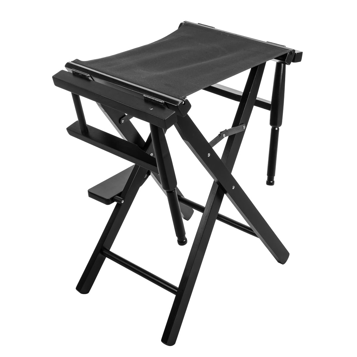 CLAR DC-30 Film Director's Chair (Black Wood with Black Seat & Back)