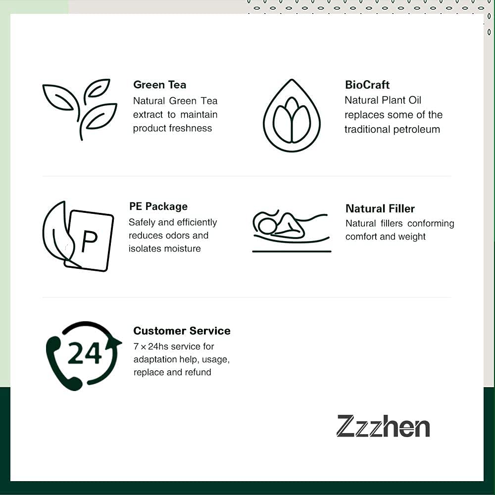 ZZZhen Pregnancy Pillow for Sleeping, G Shaped Maternity Pillow - 56 Inch with Grey Microfiber Removable Cover, Multi- Use and Support Back, Hips, Legs, Belly for Pregnant Women Sleeping
