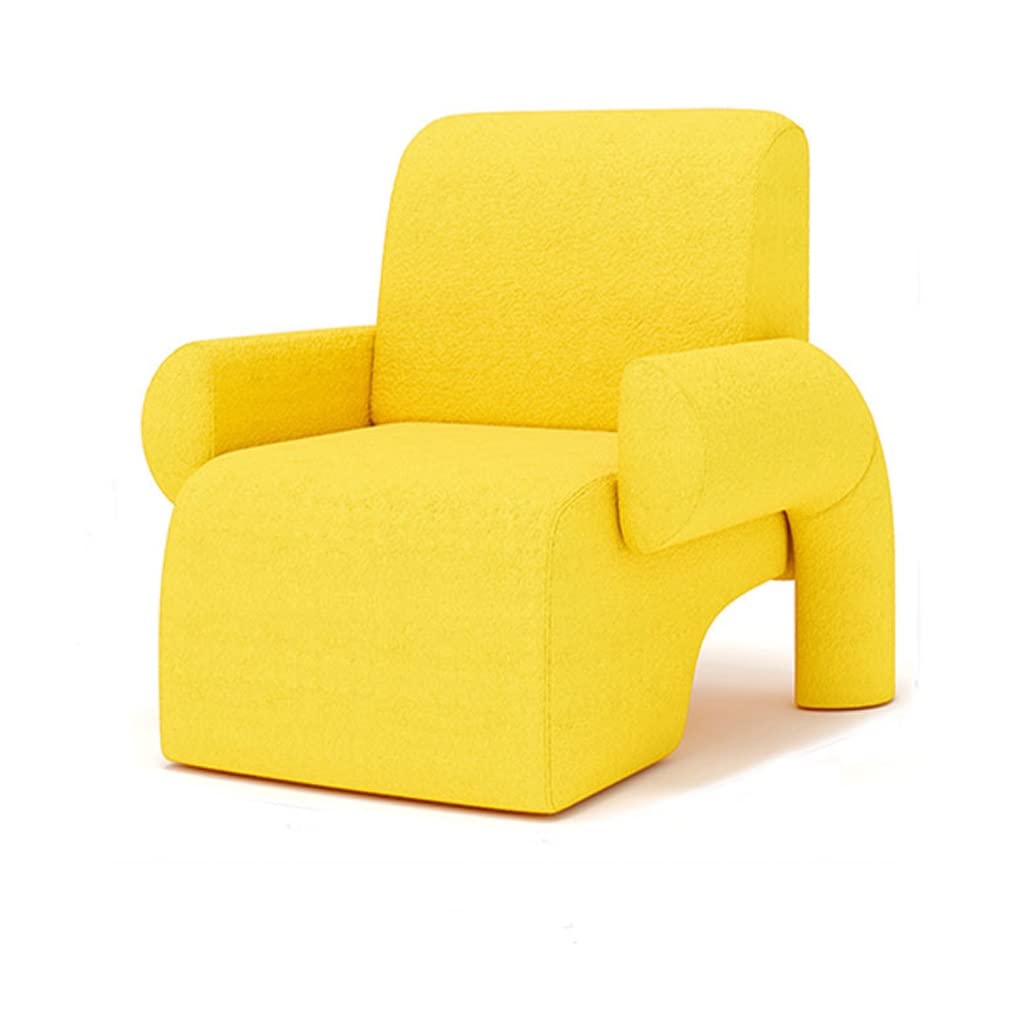 Sofas and Layers Mid-Century Modern Sofa Chair Hotel Reception Sofa Chair, Living Room Single Sofa Chair with Arms Indoor Lounge Chair for Living Room Corner Chair Bedroom Living Room Office (Colour