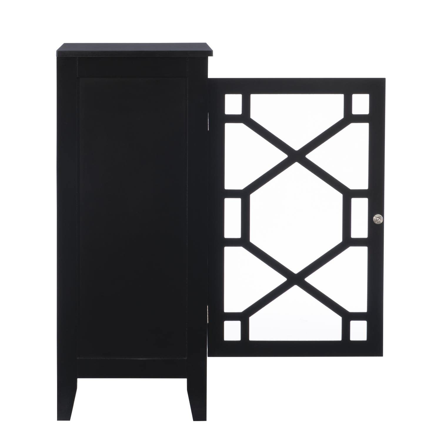Linon Cabinet, Black
