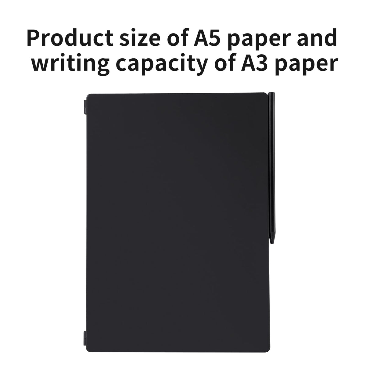 LCD Writing Tablet for Adults, Amoretti Sonnet 14.3 inch Foldable Electronic Writing Pad - Ultra-Slim Reusable Digital Notepad with Fine Lines, Bezel-Free Doodle Board for Office Home School