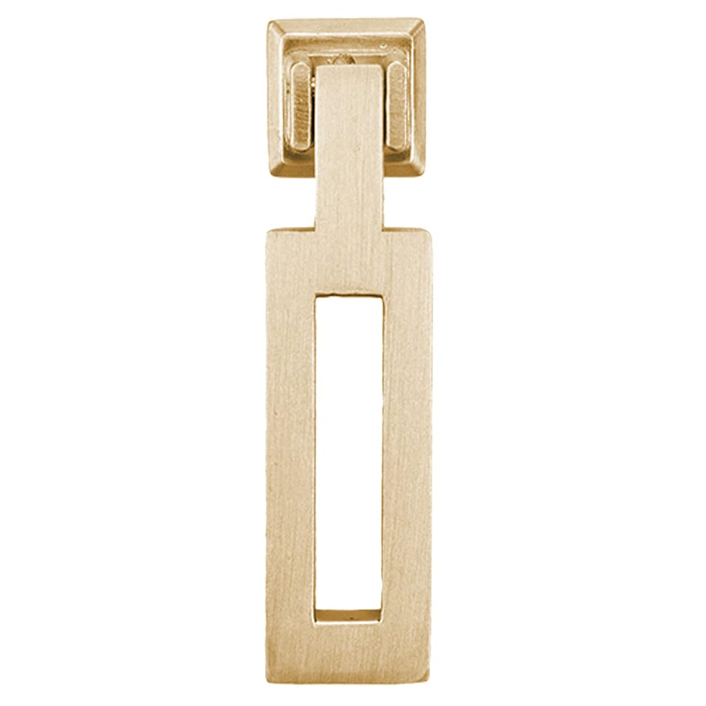 LC LICTOP Cabinet Pulls Chinese Style Brushed Pull Knobs Hanging Design Hardware for Drawer Closet Dresser Chest Box 3.07 x 0.87 x 0.79 Inch 2Pcs Brass Like Zinc Alloy Furniture Handles