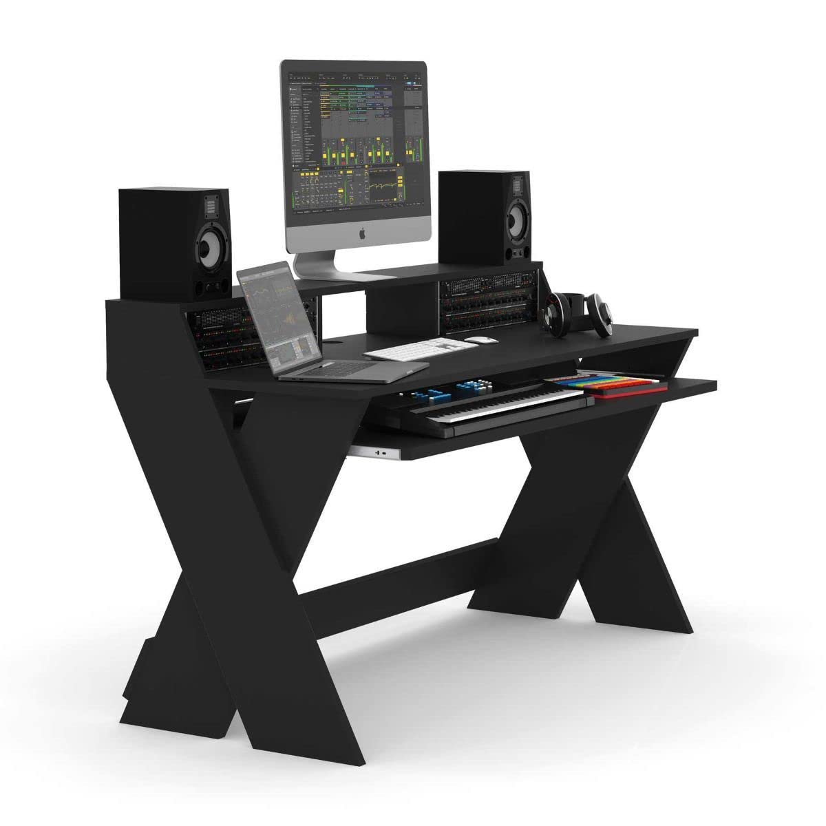 Glorious Sound Desk Pro Professional Studio Workstation in Black