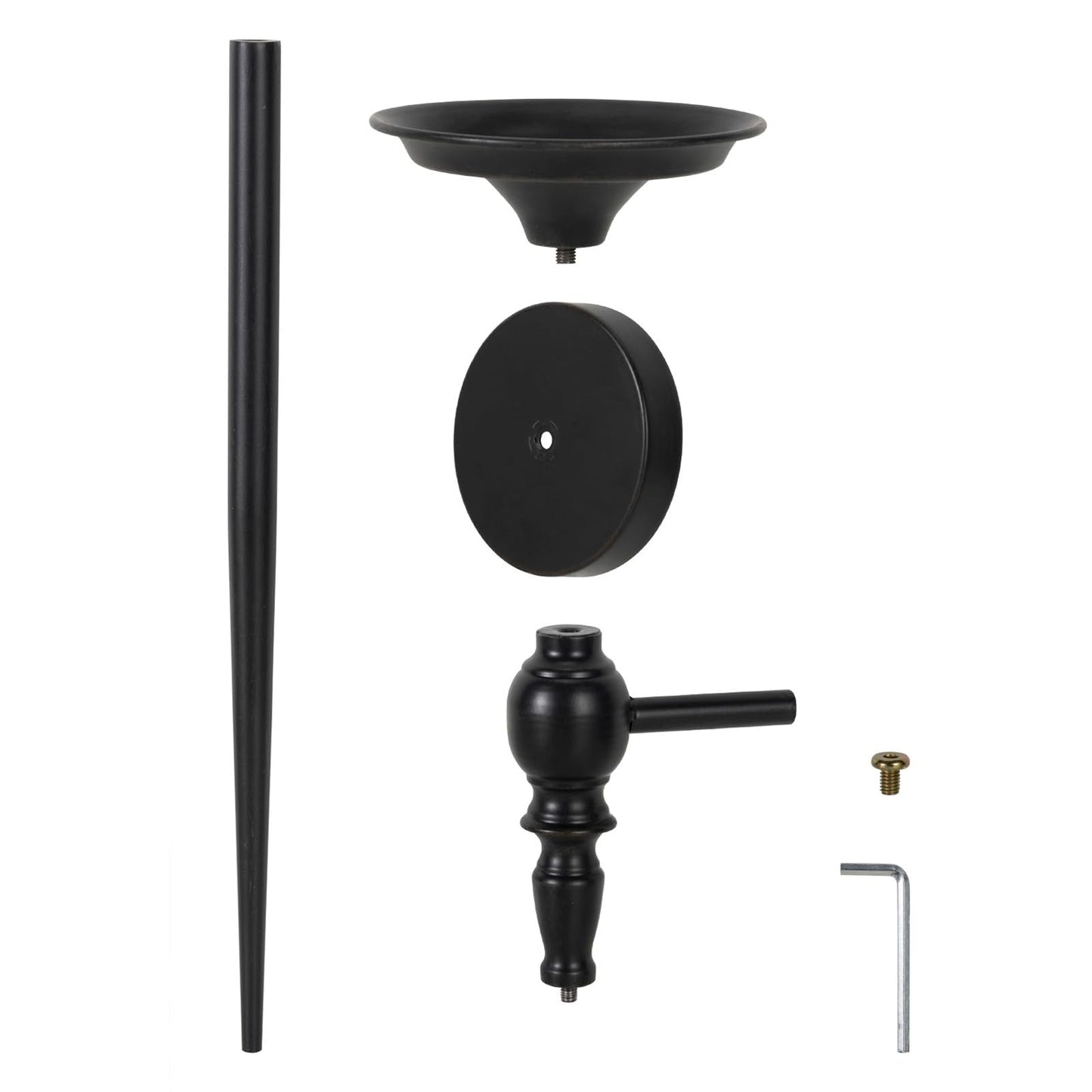 Wall Sconce Candle Holder Set of 2, Large Black Scepter Design Metal Wall Candle Holder, Home Wall Decoration for Living Room, Bathroom, Dining Room