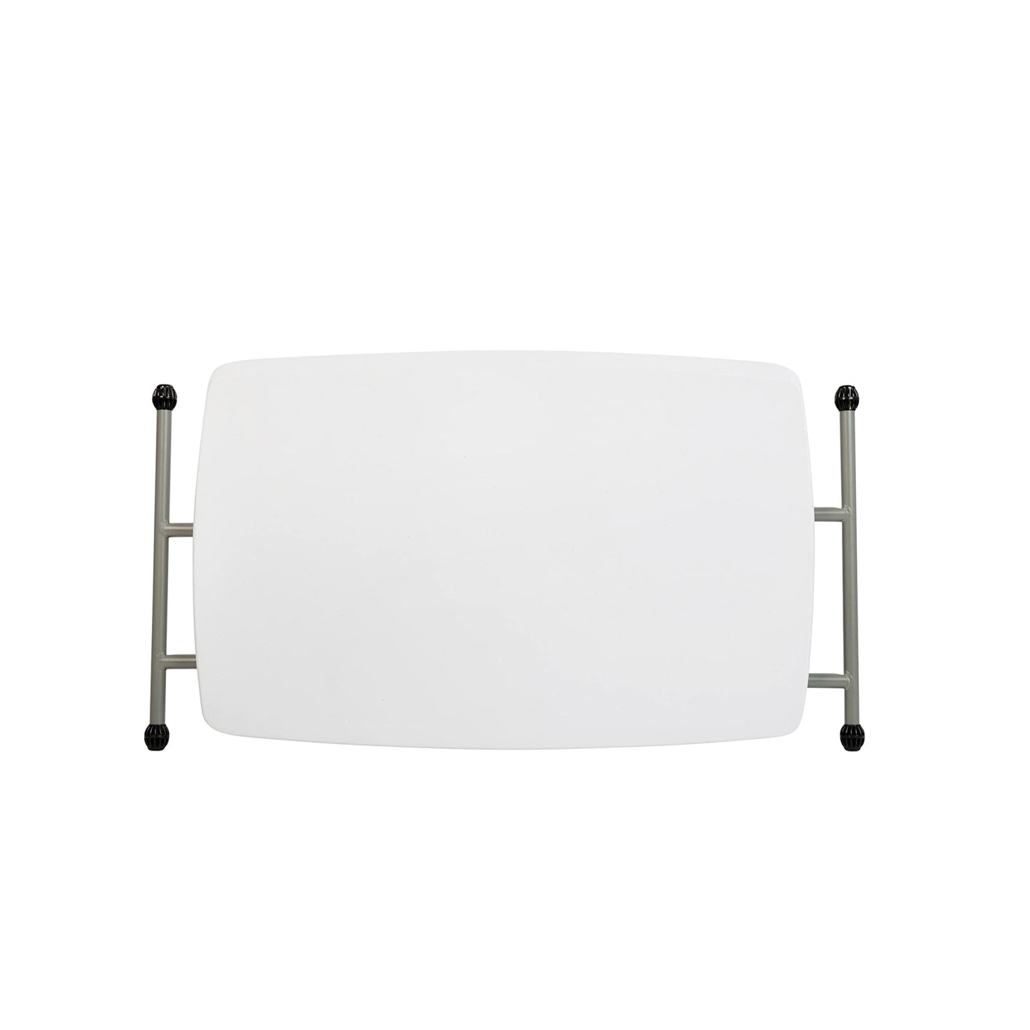 Flash Furniture Elon Folding Table - Granite White - Height Adjustable - 30 Inch - TV Tray - Commercial Grade Laptop Table