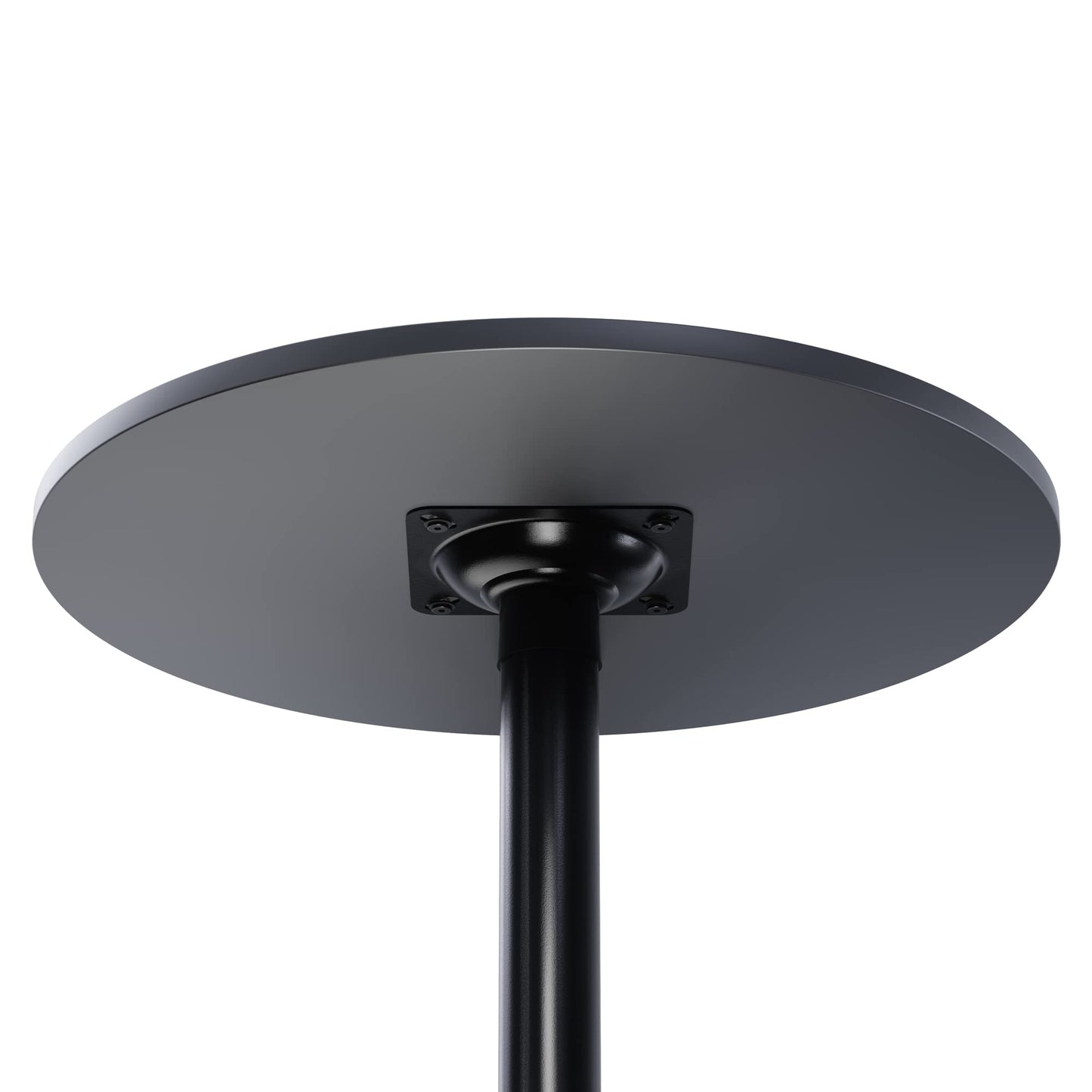 Winsome Obsidion Round Tall Pub Table, 40" in Black, Small High Top Circle Bar Style Cocktail or Bistro Table for Kitchen, Breakfast Nook, Dining Area, Accent Furniture