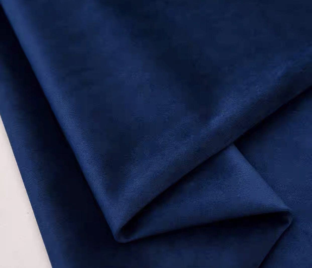 Velvet Pets Friendly Sectional Corner Sofa Covers Made Compatible with IKEA Ektorp 4 Four Seat Couch Sofa Slipcovers (Velvet Blue Ektorp 2+2)