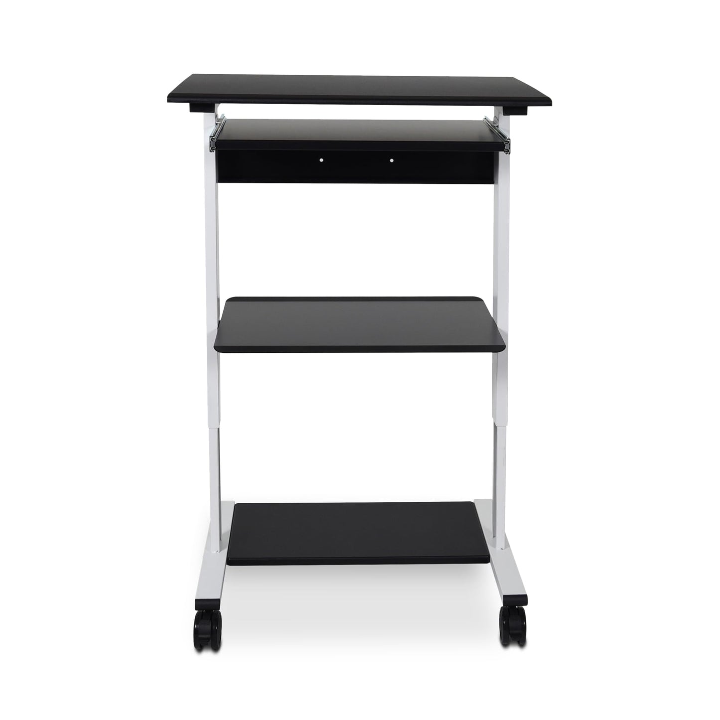 LUXOR STAND-WS30 Three-Shelf Adjustable Stand Up Workstation