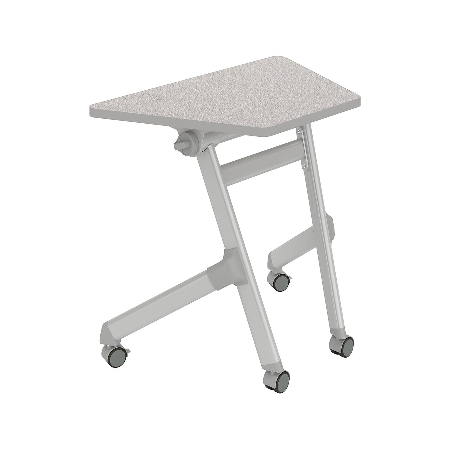 Safco Products Learn Nesting Trapezoid Desk, Small Corner Desk for Classrooms & Custom Classroom Layouts (Pebble Gray)