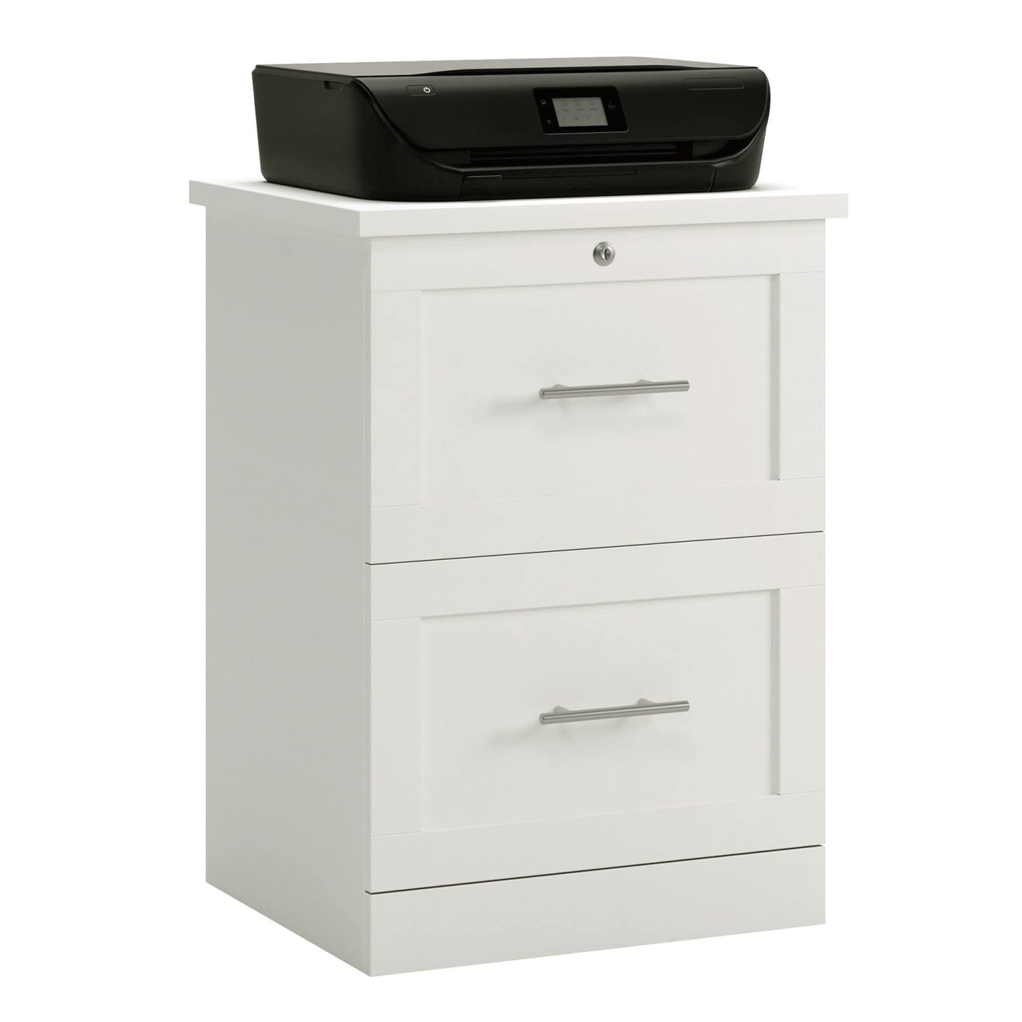 Realspace® 28-1/8 in. X 19 in Vertical 2-Drawer File Cabinet, White
