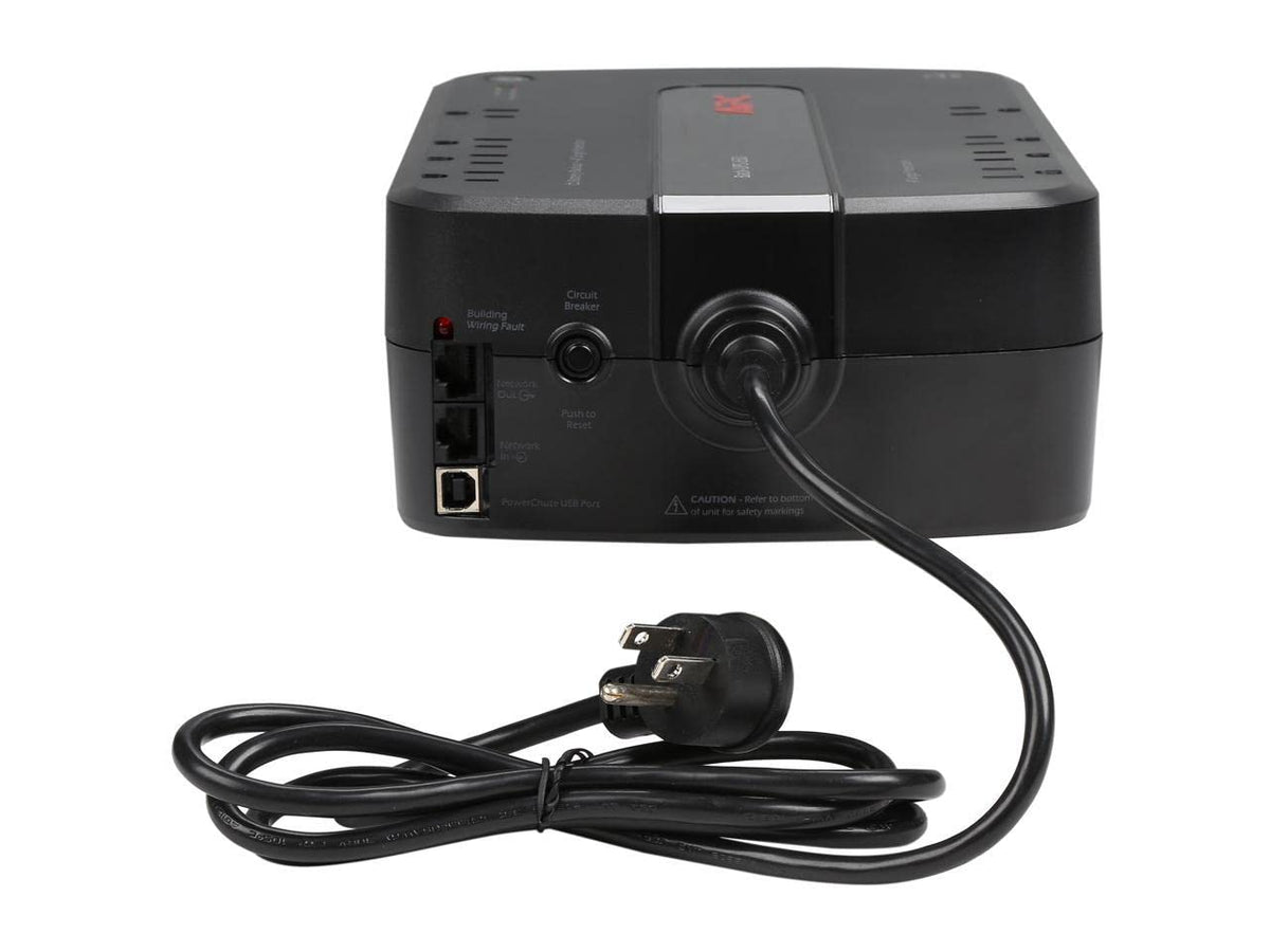 APC Back-UPS 650VA / 390W Battery Backup & Surge Protector, 8 Outlets, RJ45 Ethernet Protection, BE650G1 Uninterruptible Power Supply for Computers, Wireless Routers, and Home Office Electronics