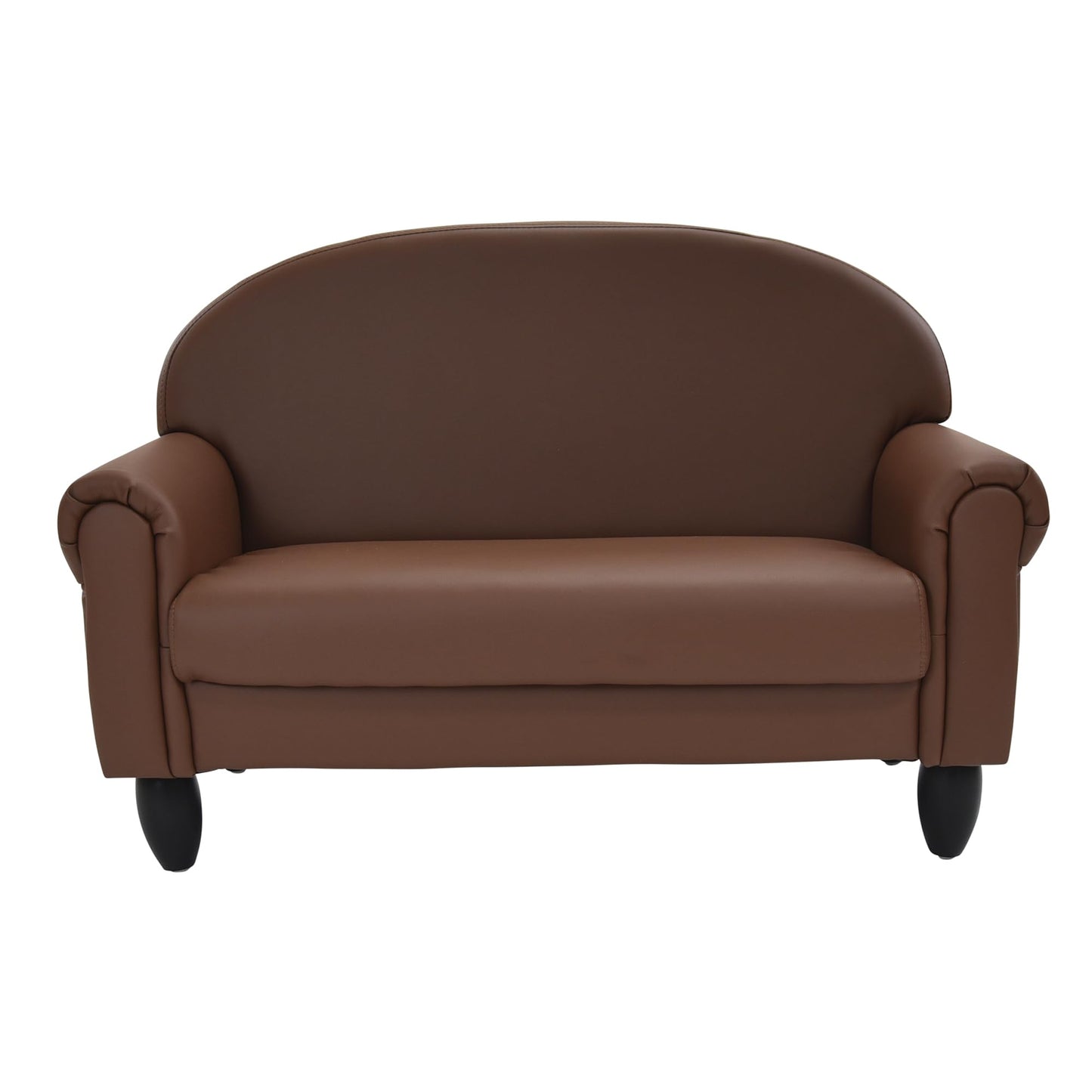 Children's Factory As We Grow Toddler Sofa, Flexible Seating for Daycare or Preschool, Kids Reading Couch, Playroom Furniture, Walnut