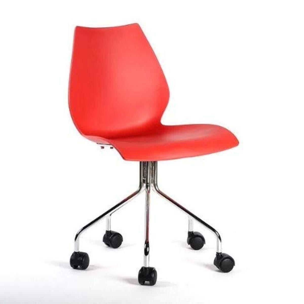 Kartell 2878/AA Maui Swivel Chair by Vico Magistretti, Pack of 1, Matte Orange