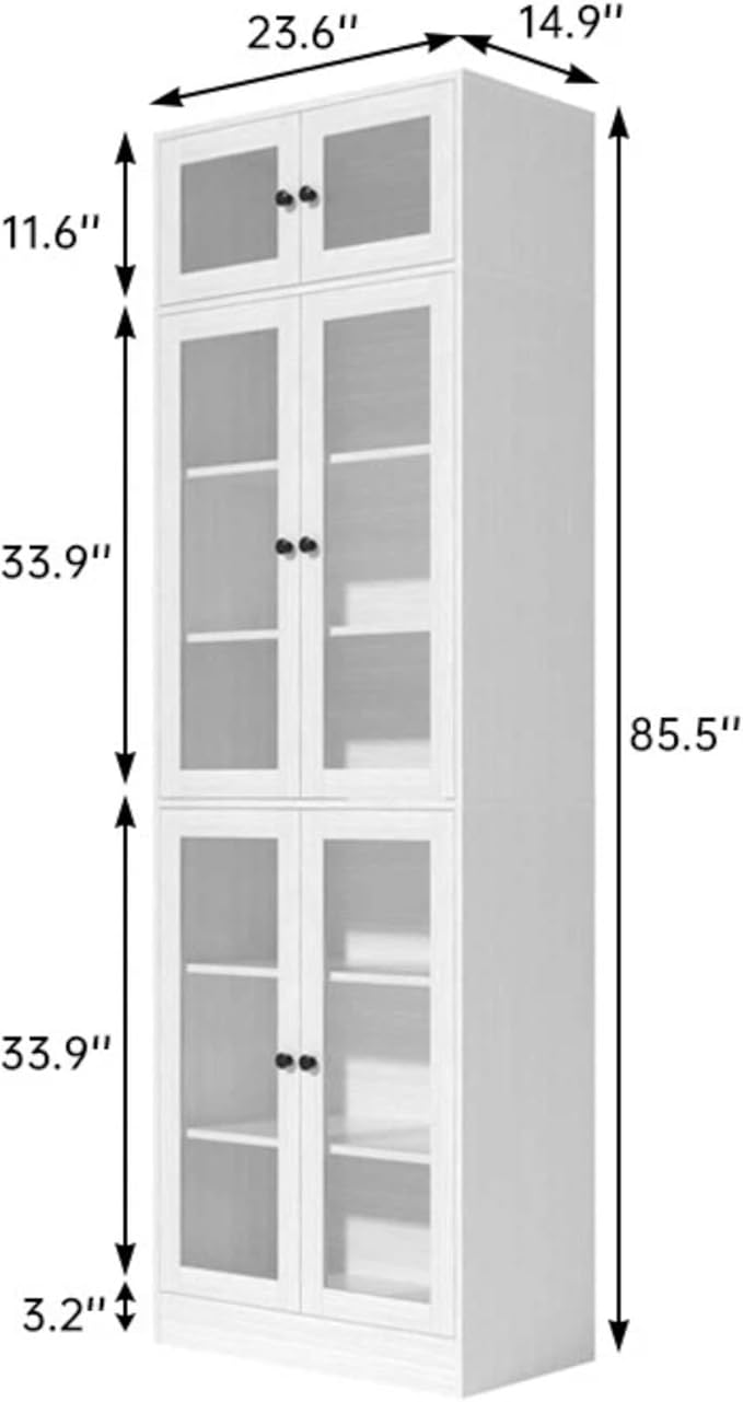 TUSY 85.5" Modern Tall Bookcase