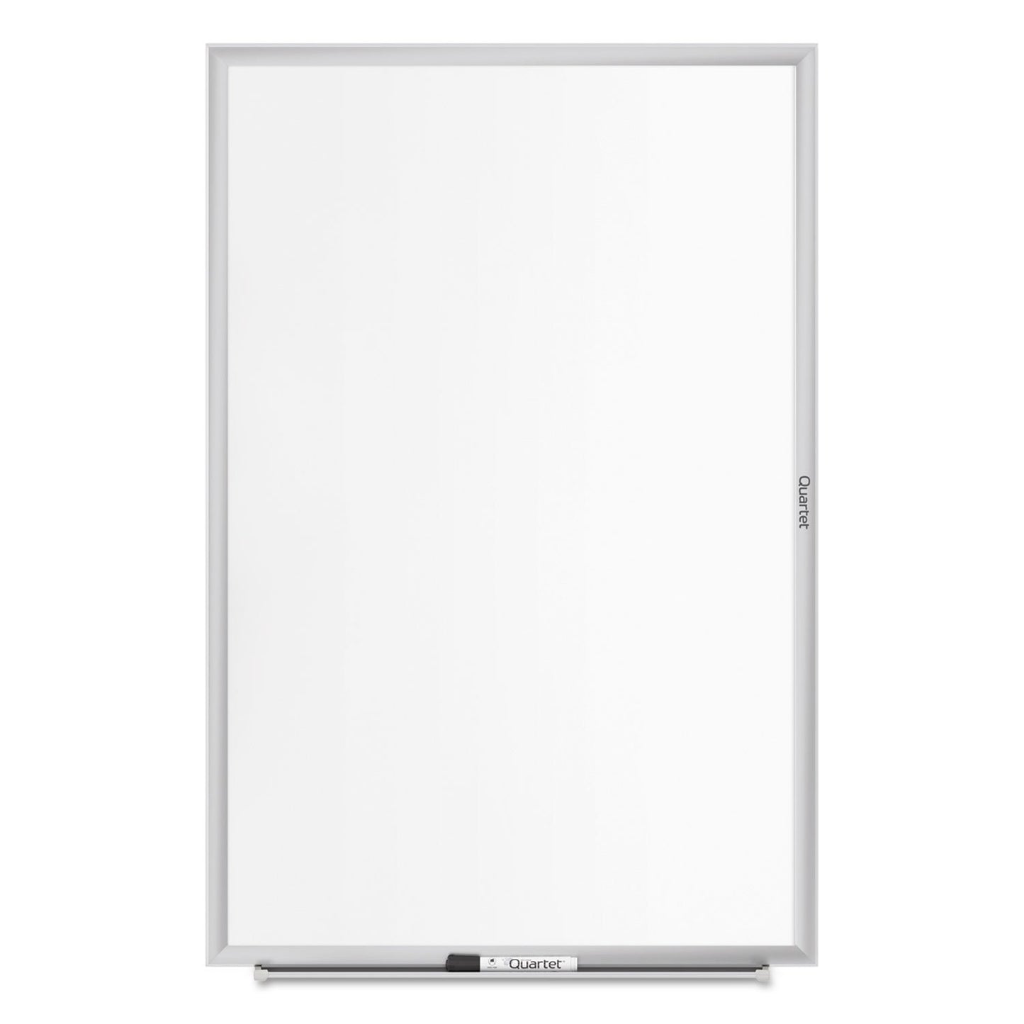 Quartet Magnetic Dry Erase White Board, 48"W x 36"H Whiteboard, Nano-Clean Surface Resists Ink Stains, Silver Aluminum Frame (SM534)