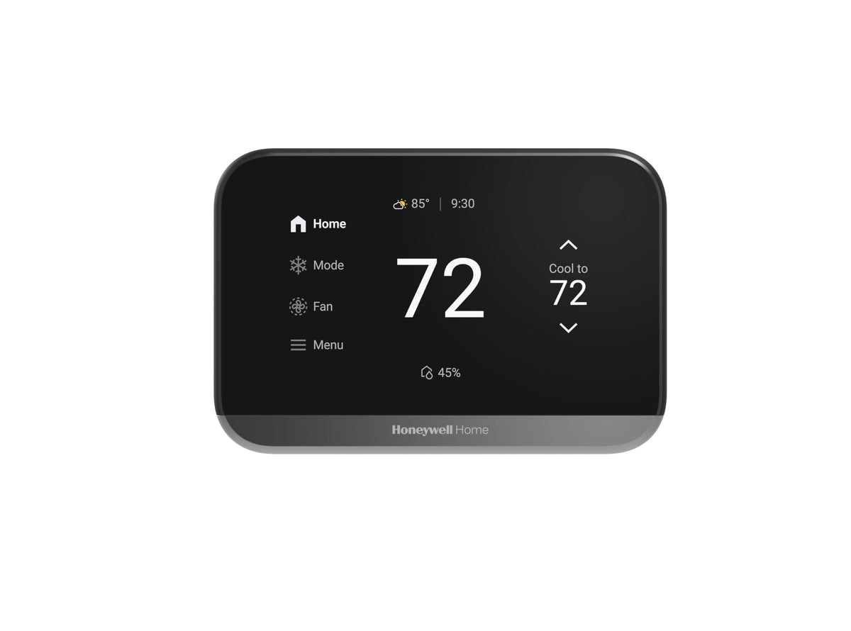 Honeywell Home X7S Smart Thermostat with Advanced Occupancy Sensing, Humidity Monitoring, and Customizable Touchscreen Display, Black