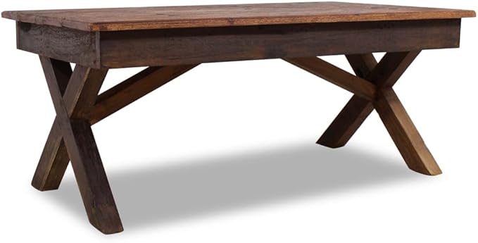 Rustic Farmhouse Rectangular Coffee Table