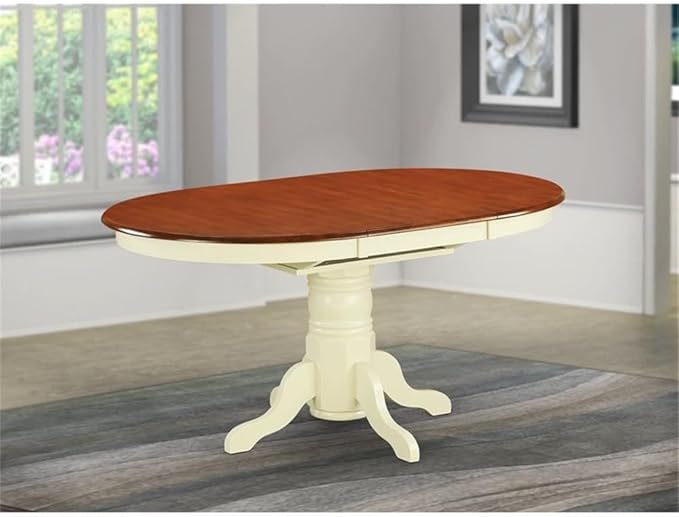 East West Furniture AVT-WHI-TP Avon Dining Table