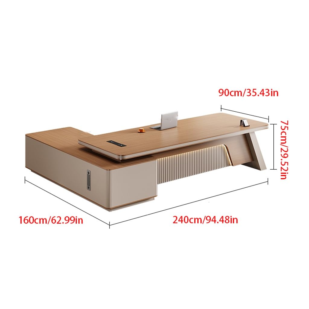 Computer Desk Modern Executive Desk Furniture for CEOS and Managers Office Desks