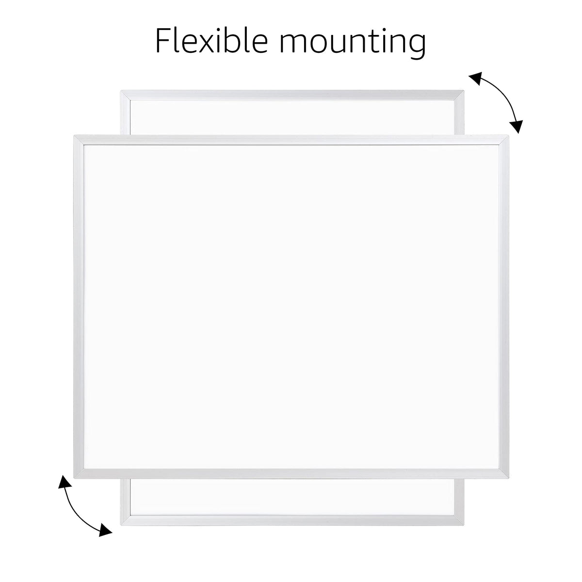 Amazon Basics Small Dry Erase Whiteboard, Magnetic Bulletin Board, with Marker and Magnets, 11"W x 14"H, Aluminum Frame