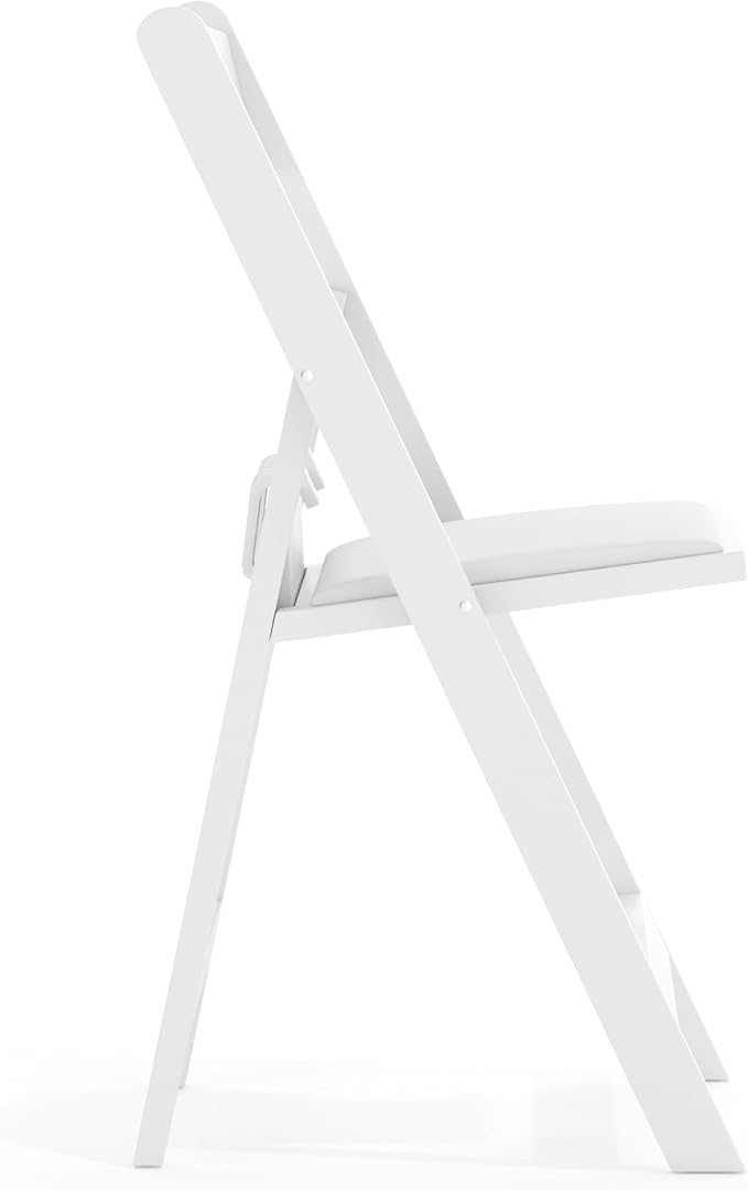 Flash Furniture HERCULES Kids White Resin Folding Chair