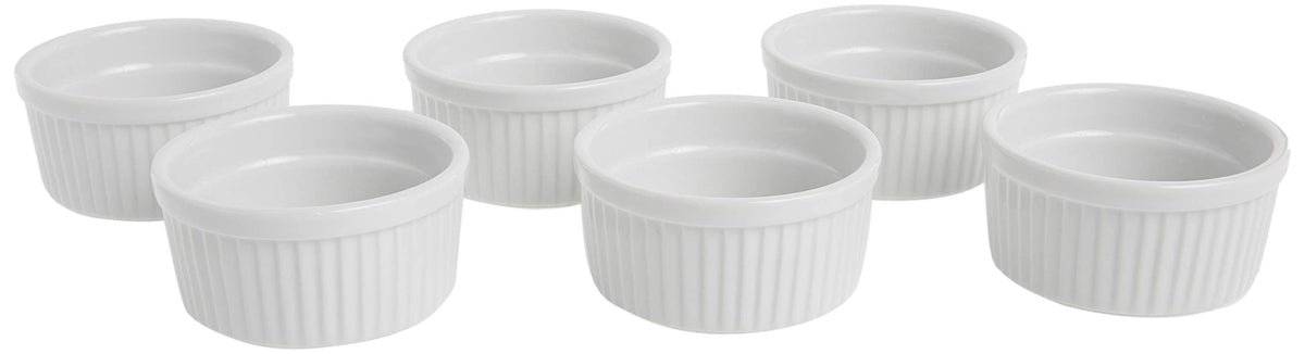 Norpro 4oz/120ml Porcelain Ramekins, Set of 6
