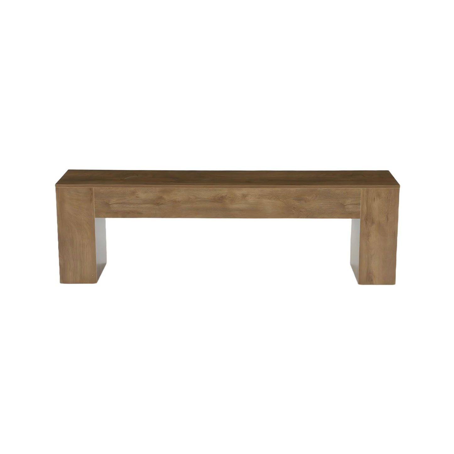 LITTLE TREE 70.8" TV Stand, Wooden Entertainment Center, Low TV Console Table for TVs Up to 80", Modern Chic Entertainment Center for Living Room, Bedroom, Apartment, Rustic Brown, Easy Assembly