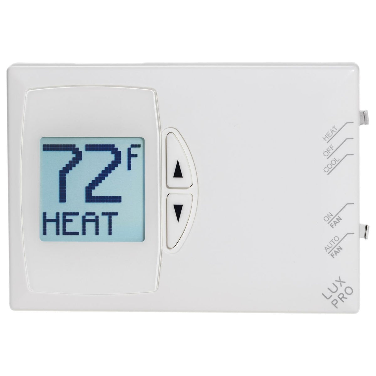 Lux Pro PSD111B Non-Programmable Thermostat for Home Use; 1 Heat, 1 Cool