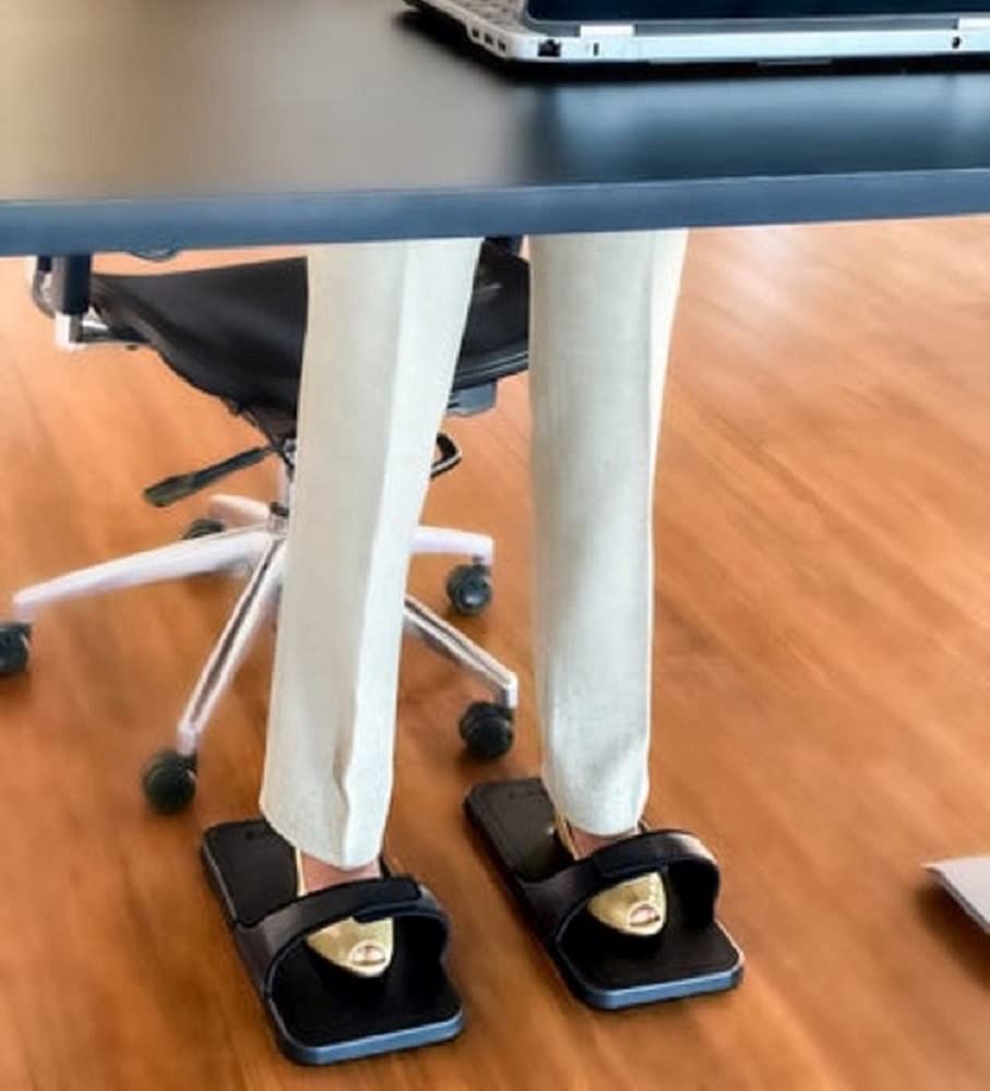 PedMats-Individualized, Portable Pair of Anti-Fatigue Mats for Standing Desk, Thick and Ergonomically Cushioned Support, Compact, Easy to Move, Easy to Slide the Mats and Glide in a Chair