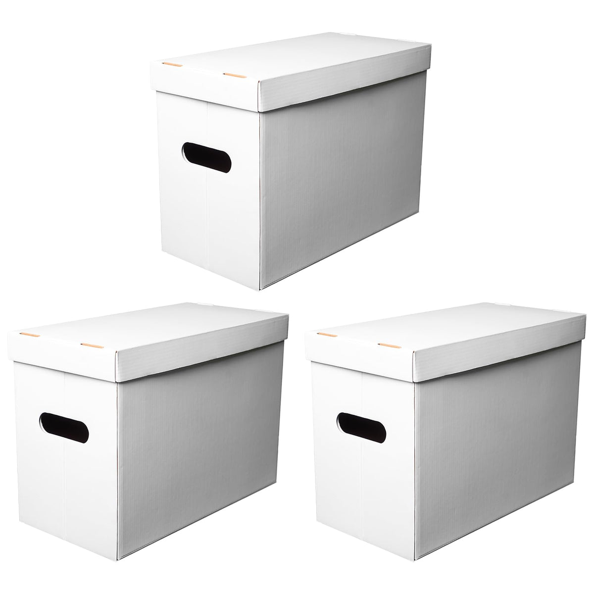 NUMINA Comic Book Boxes – 3 Pack Short Boxes | Fits 150–175 Comics | Comic Book Storage Organizer for Silver & Current Age | Durable Stackable Cardboard Box