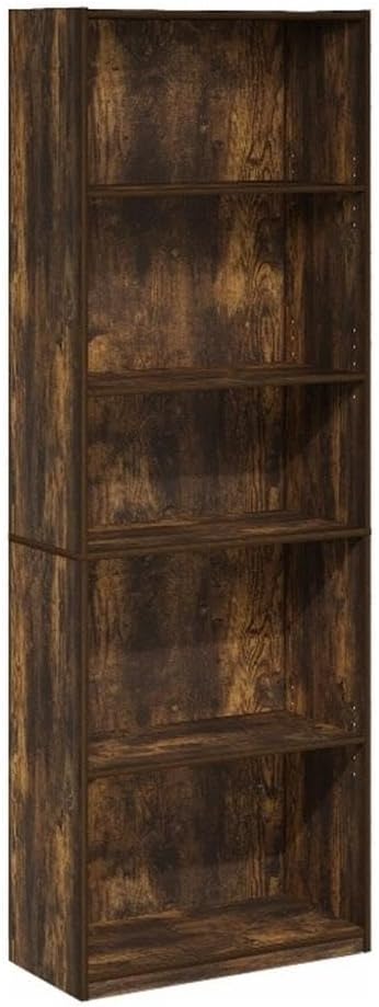 Furinno GEHRY Book Shelf, 5-Tier Bookshelf