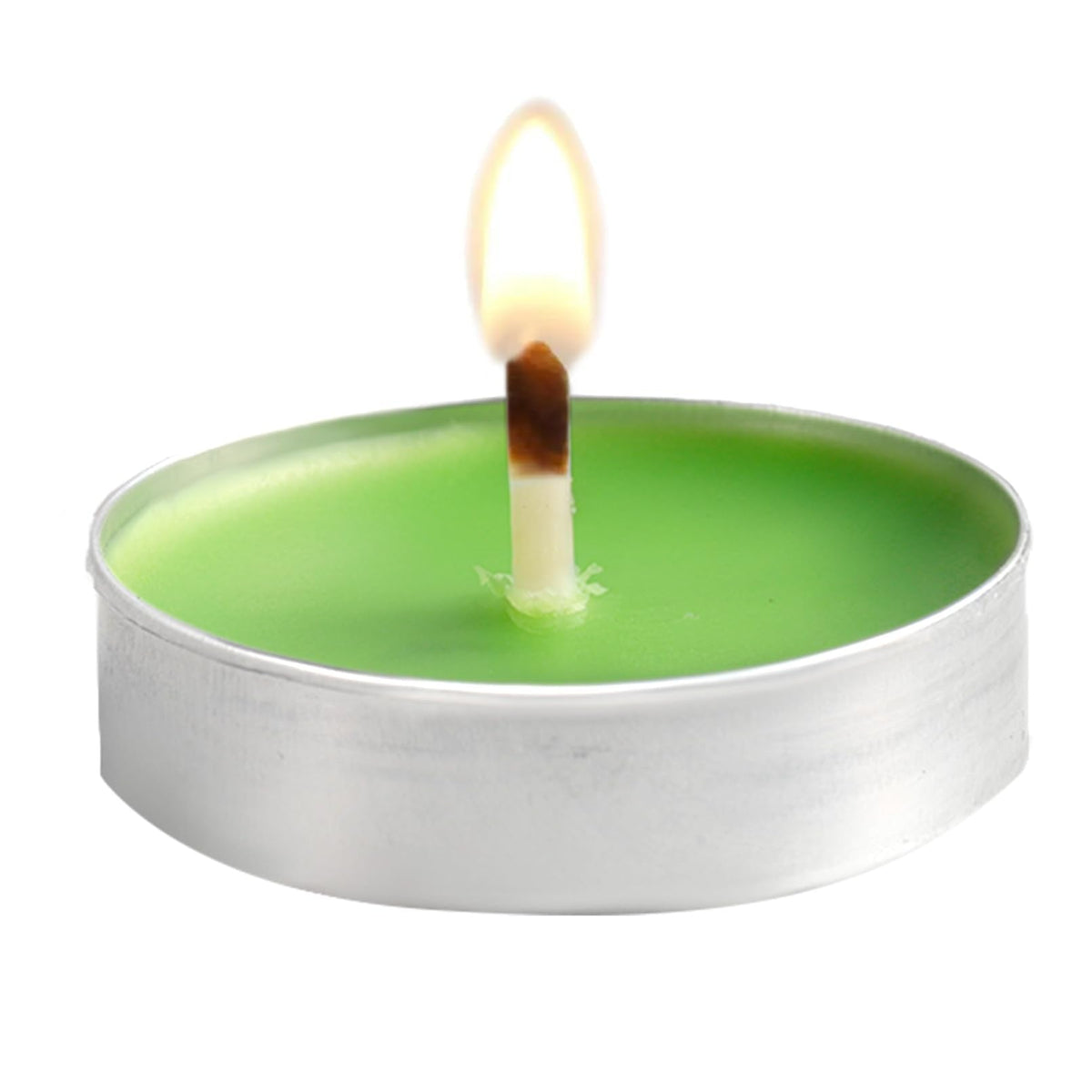 Dyrfolm 100 Pack Tea Lights - Smokeless, Unscented, Dripless & Long Lasting Mini Tealight Candles for Home, Weddings, Parties (Purple)
