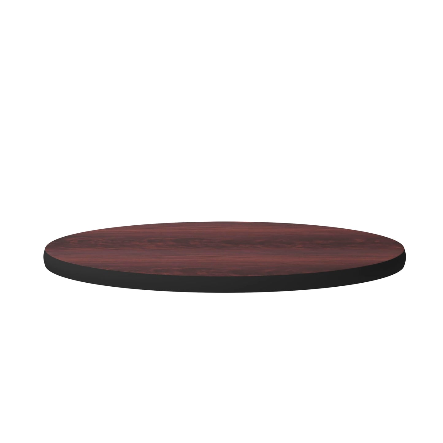 Flash Furniture Glenbrook 24" Round Table Top with Black or Mahogany Reversible Laminate Top