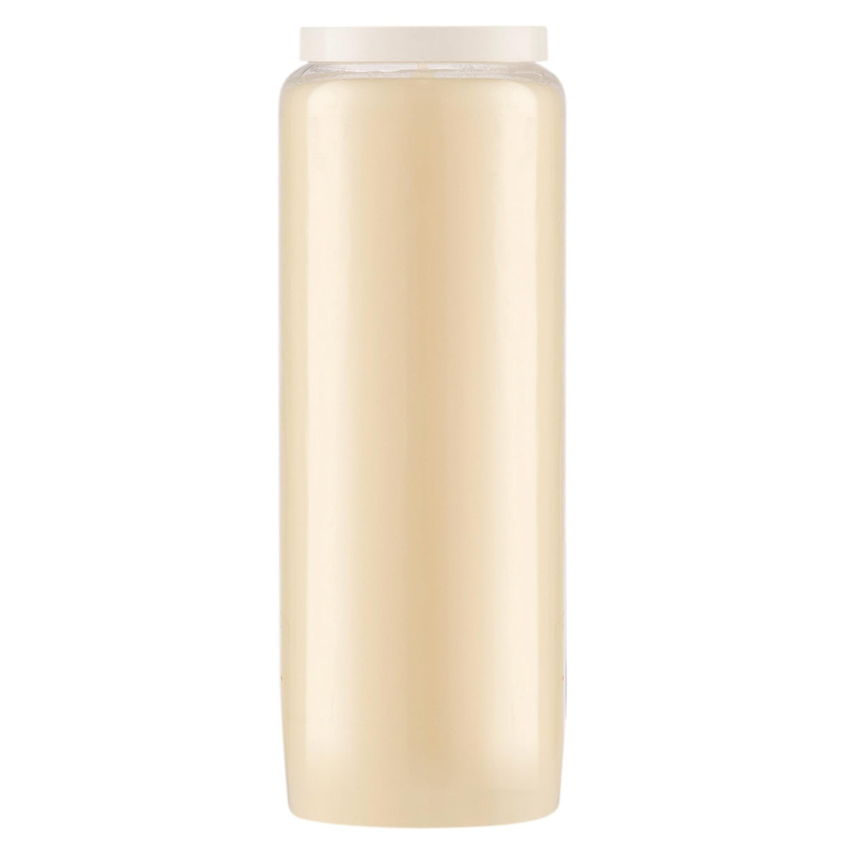 Lerner 9-Day Memorial Candles, 5 Pack, 7” Pillar Prayer Candle in Plastic Jar, Long-Lasting Smokeless Clean Burning Mourning & Shiva Candle for Vigils, Church, Synagogue, Jewish Yahrzeit Candles