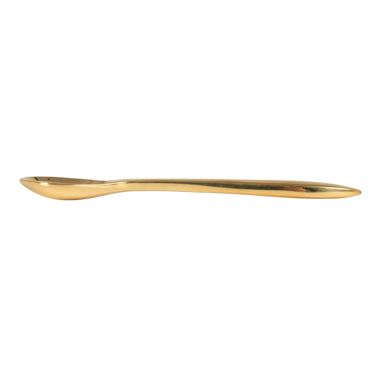 Creative Co-Op Square Marble Bowl with Stainless Steel Spoon, Brown