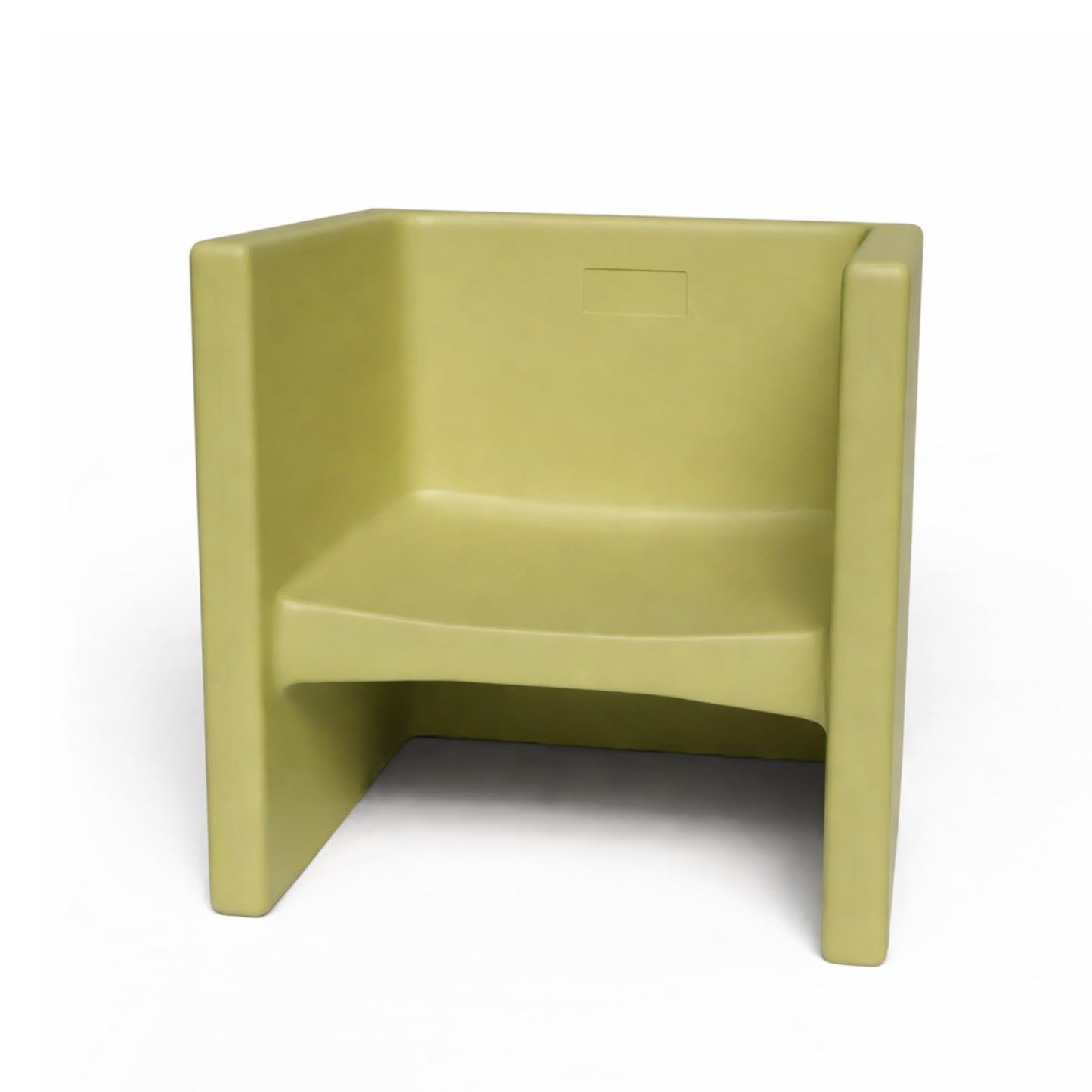 Children's Factory Cube Chair for Kids, Flexible Seating Classroom Furniture for Daycare/Playroom/Homeschool, Indoor/Outdoor Toddler Chair, Fern (CF910-014)
