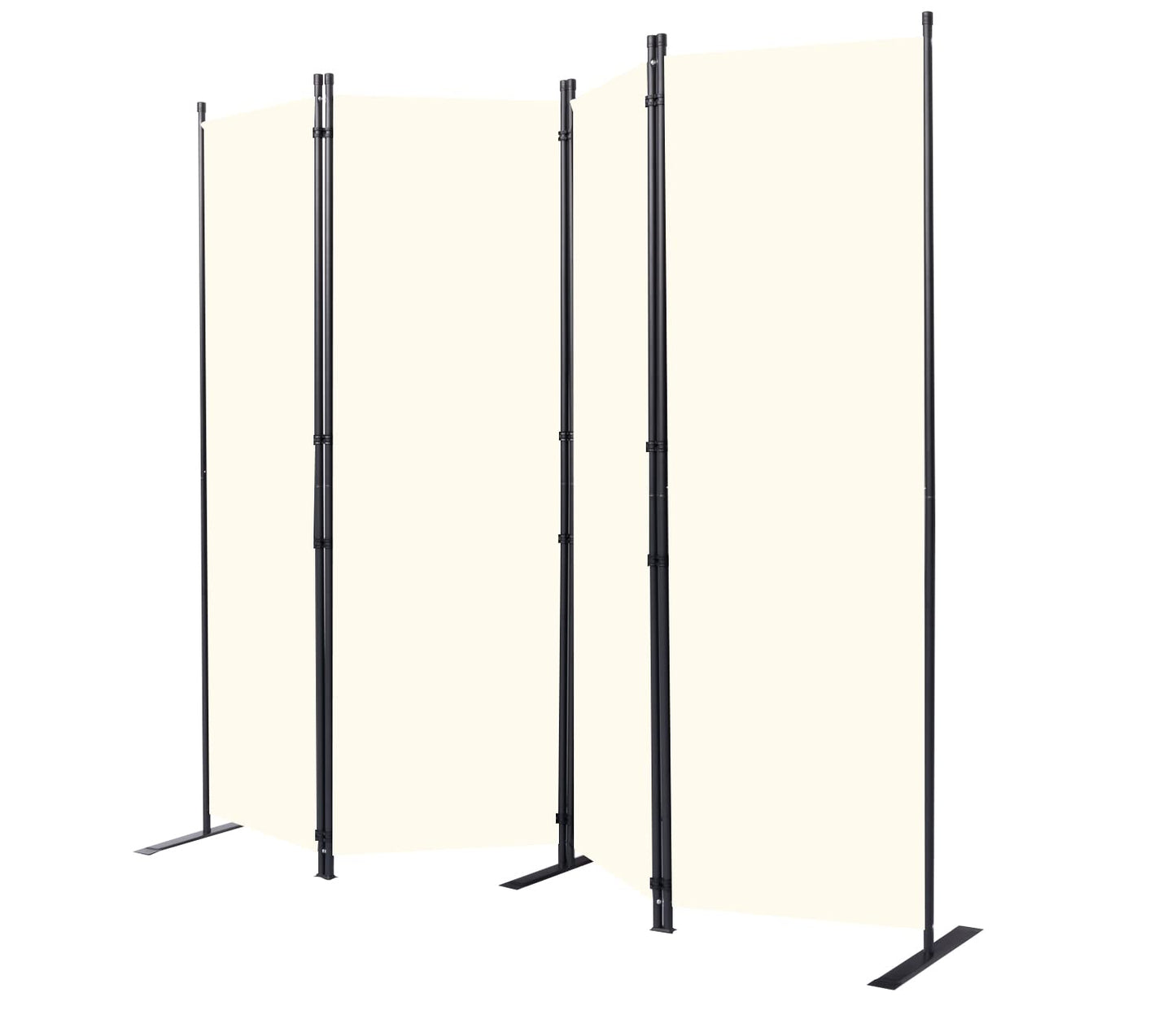 Room Divider 6FT Portable Room Dividers and Folding Privacy Screens, 88'' W Fabric Divider for Room Separation, 4 Panel Partition Room Dividers Freestanding Wall Divider Screen for Dorm Studio Office
