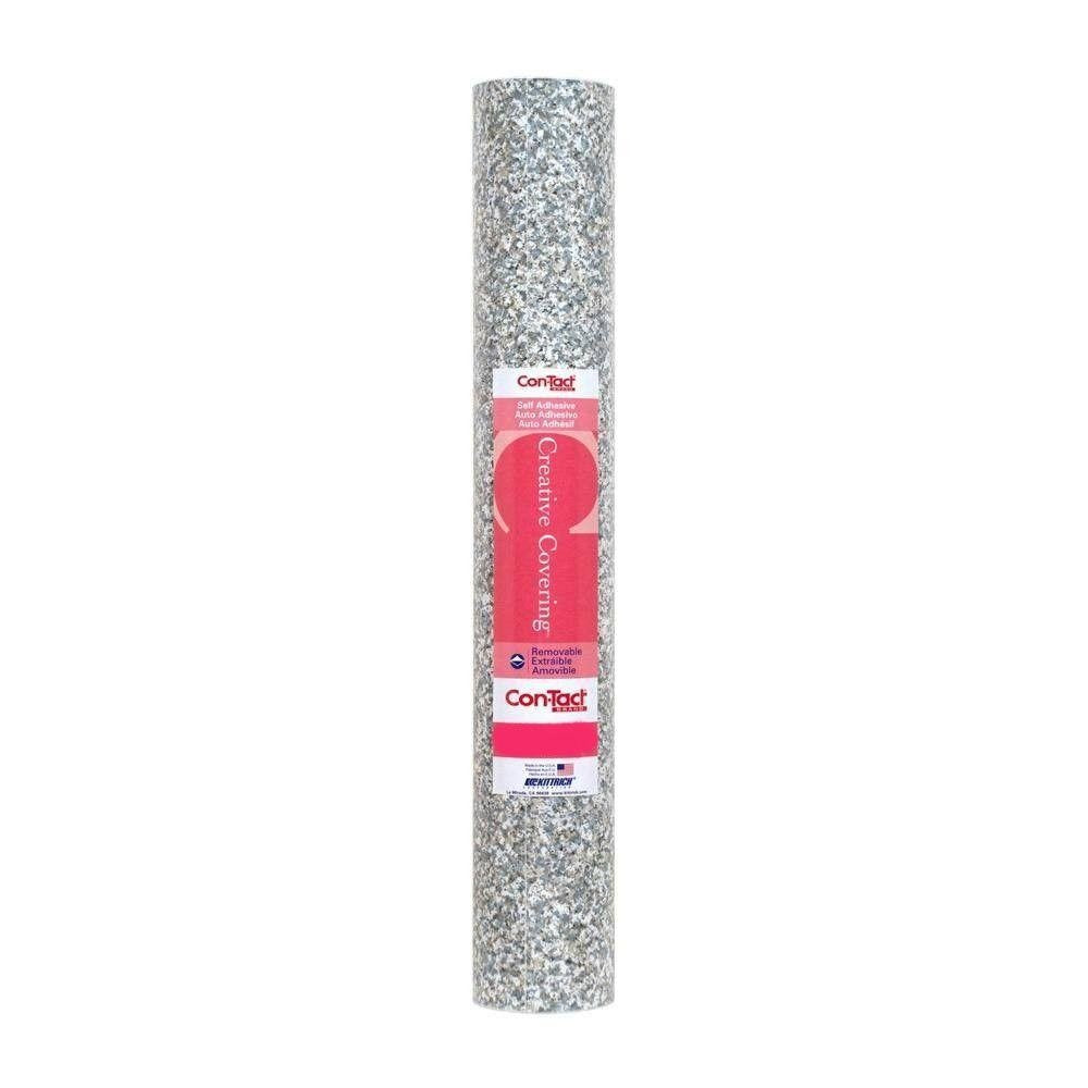Con-Tact Brand Creative Covering Self-Adhesive Vinyl Drawer and Shelf Liner, 18'' x 20', Granite