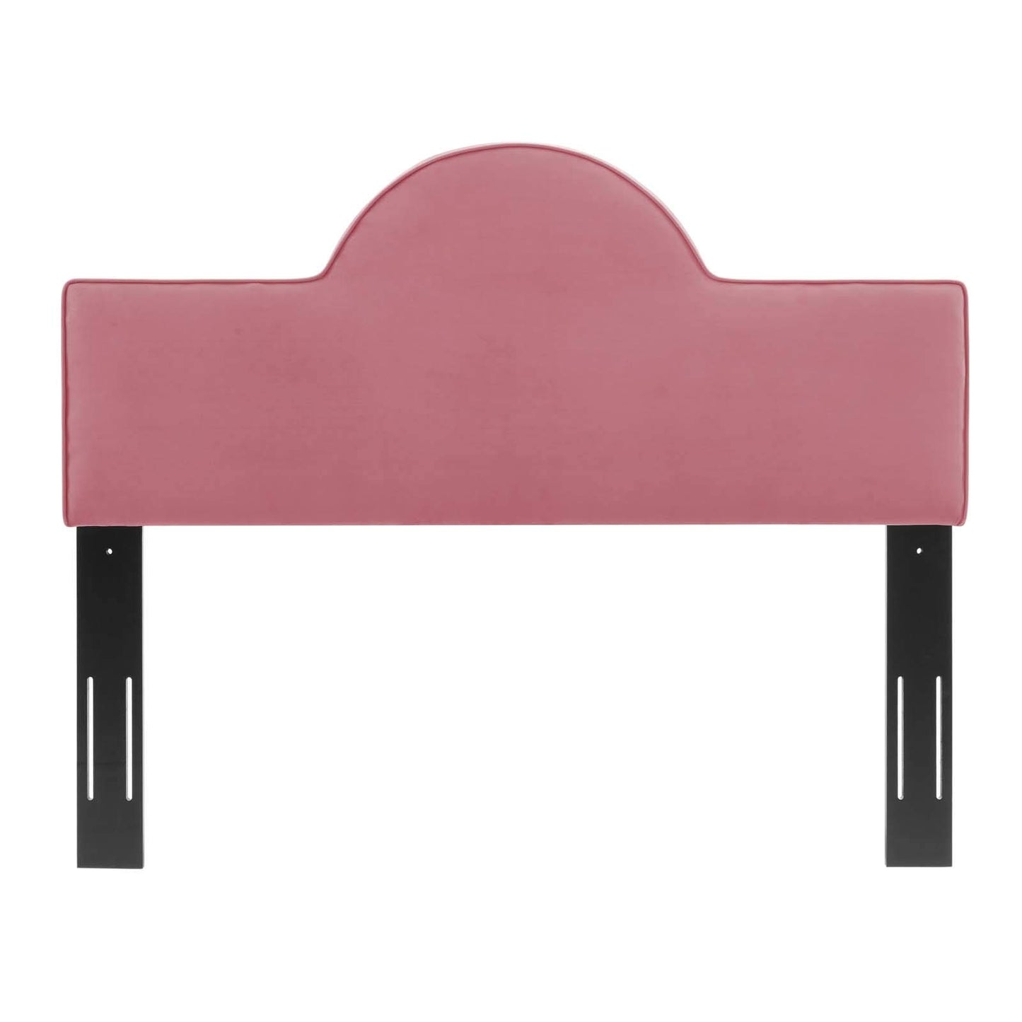 Modway MOD-6302-DUS Dawn Twin Performance Velvet Headboard, Dusty Rose