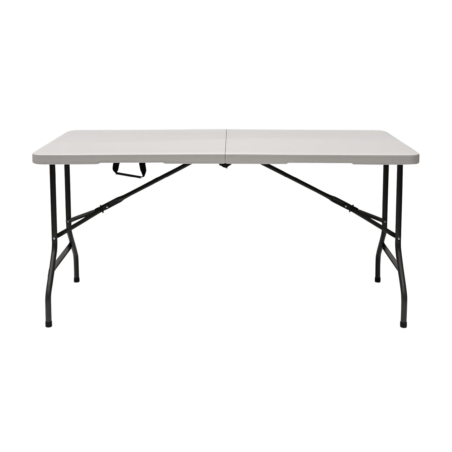 Iceberg IndestrucTable Too Classic, Center-Folding Table, Indoor/Outdoor, 350 lbs Weight Capacity, 60” x 30” x 29” - 65453