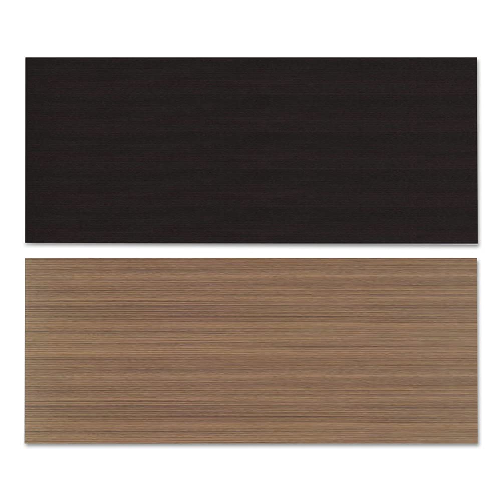 Alera Reversible Laminate Table Top, Rectangular, 71.5w X 29.5d, Espresso/Walnut