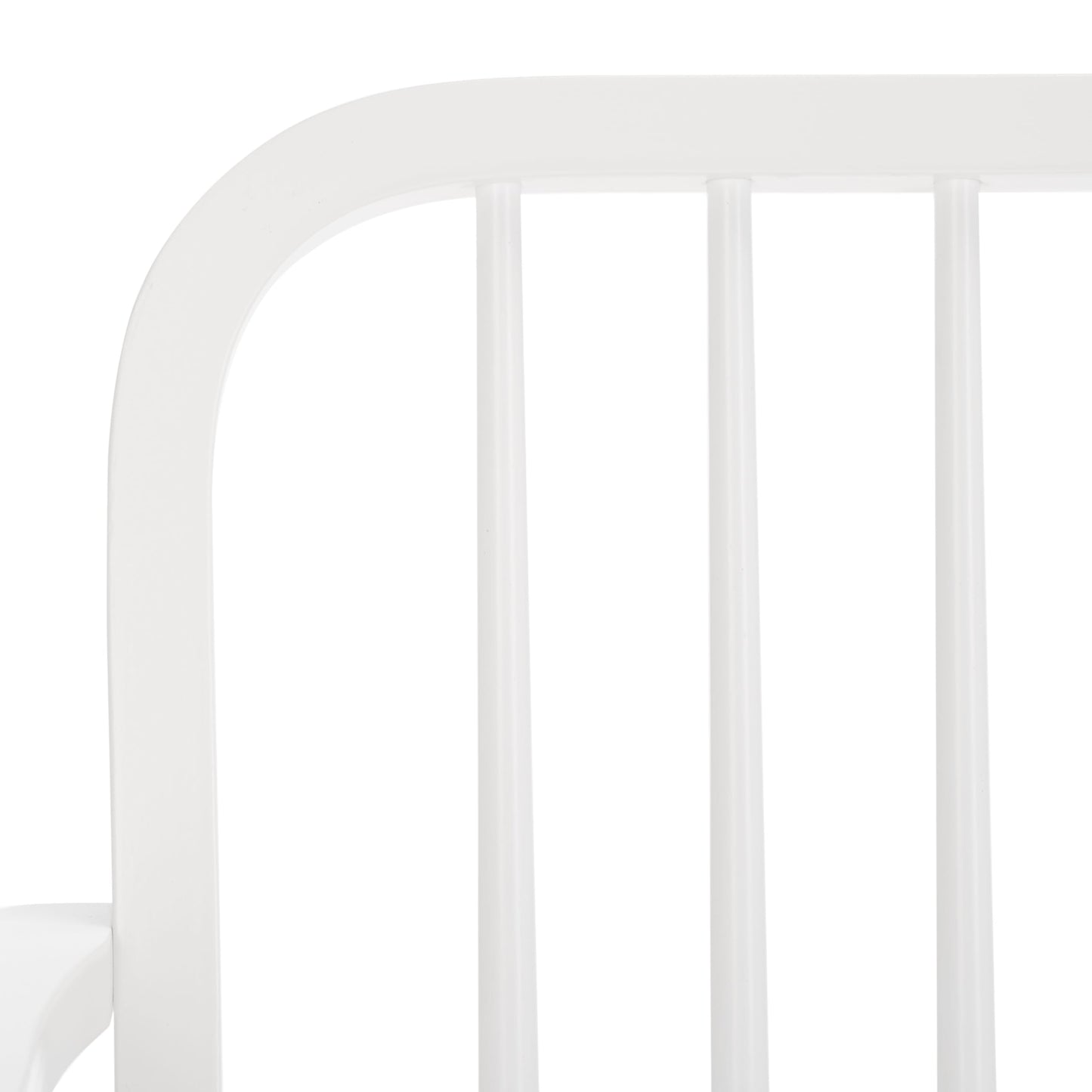 SAFAVIEH Home Collection – Lucilia Spindle Bench, White Solid Wood Entryway or Dining Bench, Windsor Style Seating (BCH8501B)